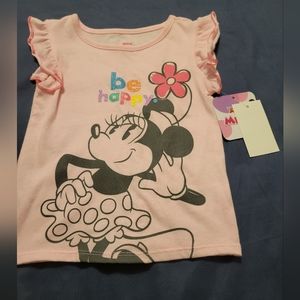 Disney junior minnie mouse 2T be happy tank NWT
